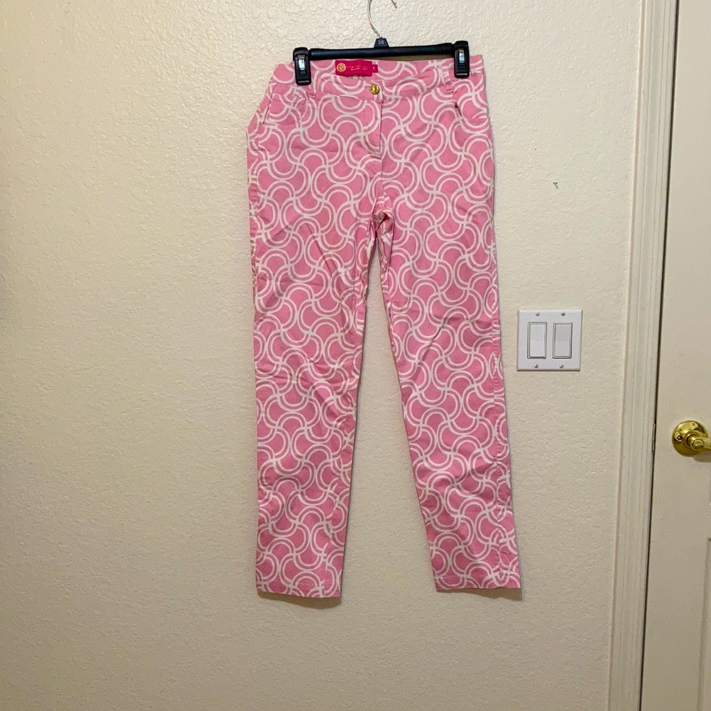 Cute pink and white pants (never used)